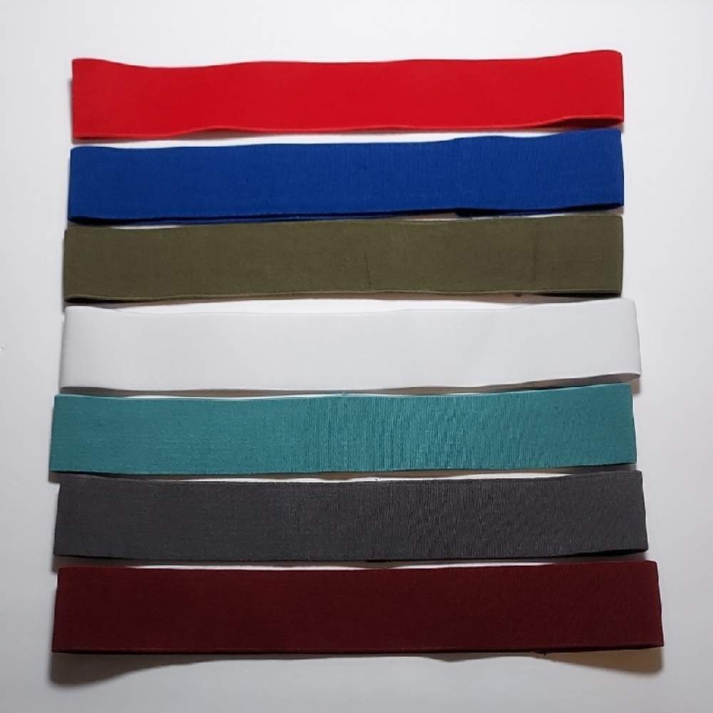 Hat Bands Set Of 7 Elastic Hat Band Bundle